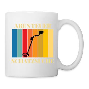 Abenteuer_Schatzsuche - Mug blanc - blanc - Droite