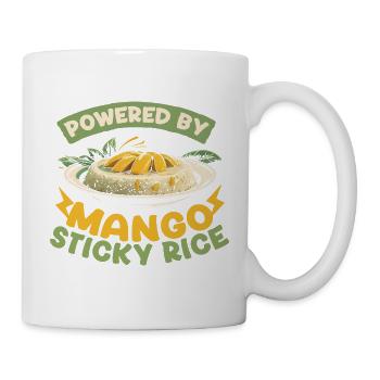 Powered By Mango Sticky Rice - Mug - white - Right