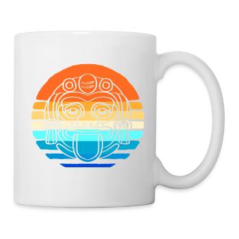 Inka Maya kalender aztec - Tasse - Weiß - Rechts