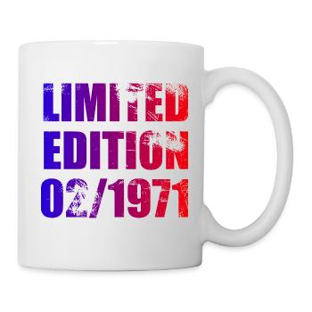 55e anniversaire édition limitée 02/1971 - Mug blanc - blanc - Droite