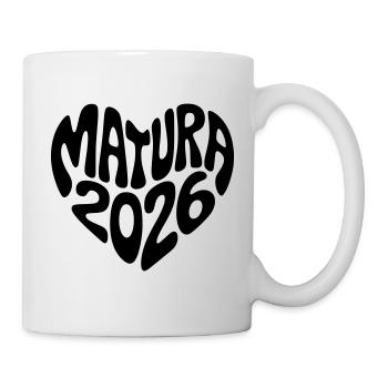 Matura 2026 Herz Form - Tasse - Weiß - Rechts