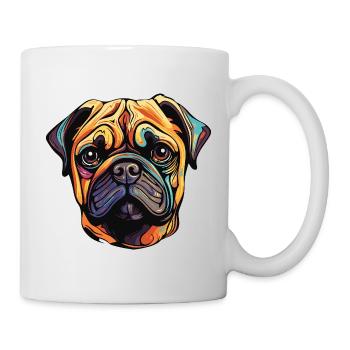Pug Dog - Mug - white - Right
