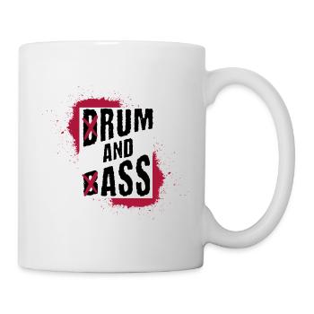 Drum and Bass | Rum and Ass - Mug - white - Right
