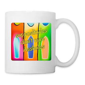 Suppo.EN - Mug blanc - blanc - Droite