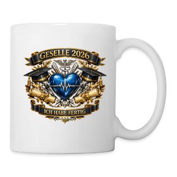 Trainee training passed in 2026 funny cute - Mug - white - Right