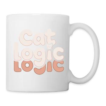 Cat Logic Funny Cat Saying for - Mug - white - Right
