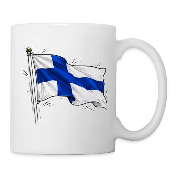 Finland Flag - Mug - white - Right