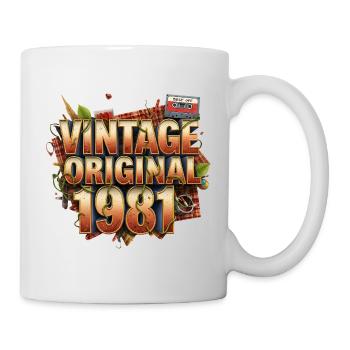 Vintage Original 1981 - Mug blanc - blanc - Droite