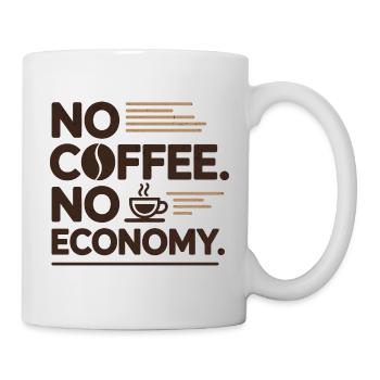 No Coffee No Economy - Business Kaffee - Mug - white - Right