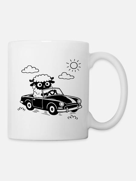 Sheep Convertible - Mug - white