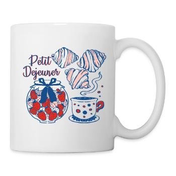 Petit Déjeuner Frühstücksdesign - Tasse - Weiß - Rechts