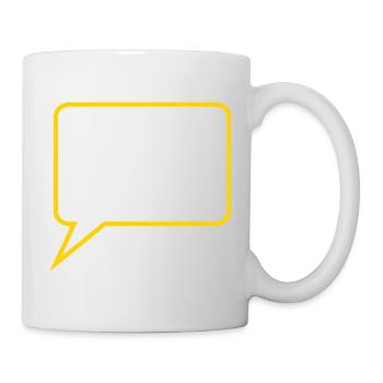 Personnalisez votre propre bande dessinée en bulles de dialogue - Mug blanc - blanc - Droite