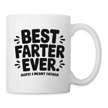 Meilleur Pet de tous les temps Oups Je voulais dire Père Lustiger - Mug blanc - blanc - Droite