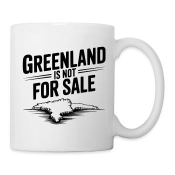 Le Groenland n’est pas à vendre - Mug blanc - blanc - Droite