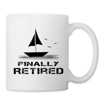 retired retirement gift retirement - Mug - white - Right