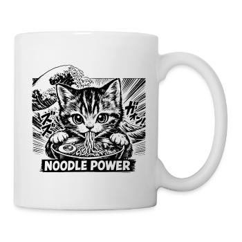 cat ramen - Mug - white - Right