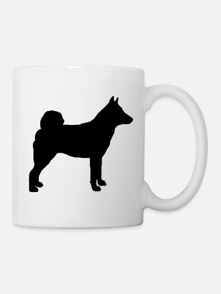 Norwegian Elkhound - Mug - white