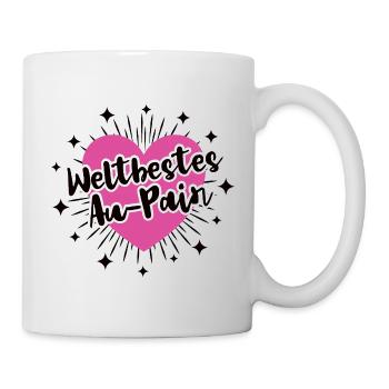 Au Pair Auslandsjahr Aupair Beste Au-Pair Mädchen - Tasse - Weiß - Rechts