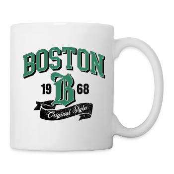 Boston City logo Original Style - Mug blanc - blanc - Droite