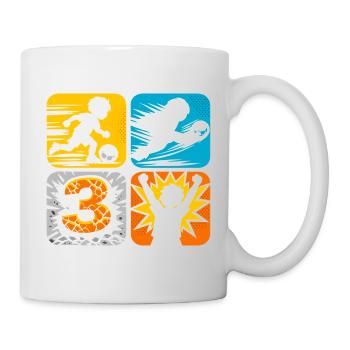3rd Birthday Football Germany Boys - Mug - white - Right