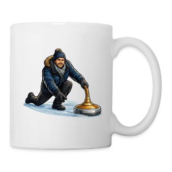 Winter Curling Power - Mug - white - Right