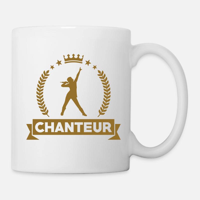 Singer – music, stage, passion, voice, performance - Mug - white