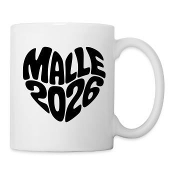 Malle 2026 - Mug blanc - blanc - Droite