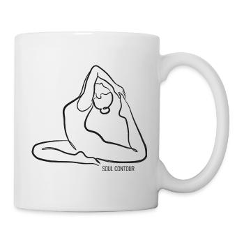 SOUL CONTOUR - Naginyasana - Mug - white - Right