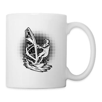 Clean Windsurfing Artwork for Windsurf - Mug - white - Right