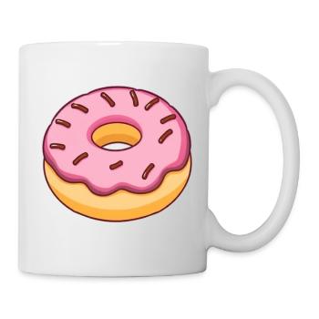 donut - Tasse - Weiß - Rechts