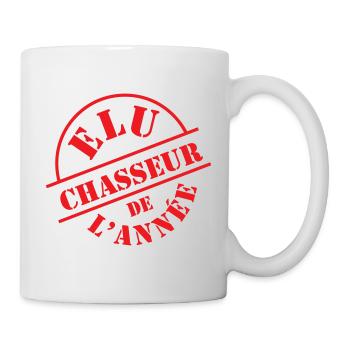 Zum Jäger des Jahres gewählt - Tasse - Weiß - Rechts
