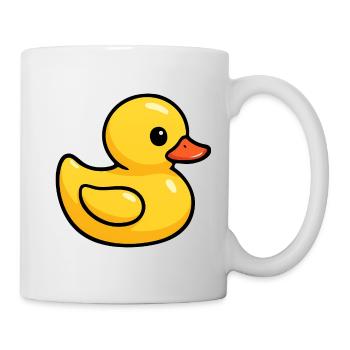 Duck Costume Rubber Duck Rubber Duck Rubber Duck yellow - Mug - white - Right