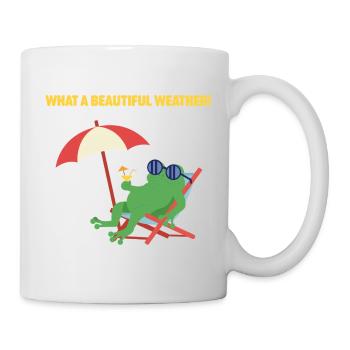Juste un temps formidable ! - Mug blanc - blanc - Droite