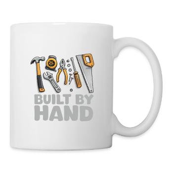 Built by Hand – Tool Illustration - Mug - white - Right