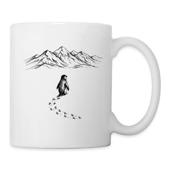Pinguin Eisberg - Mug - white - Right