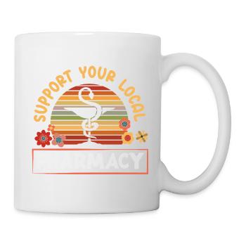 Retro support for your local pharmacy - Mug - white - Right