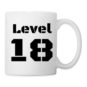 Niveau 18 - Mug blanc - blanc - Droite