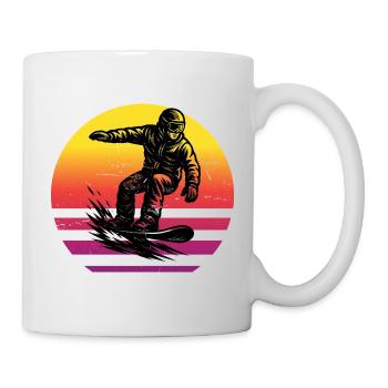 Ein Motiv nur für Snowboard - Tasse - Weiß - Rechts
