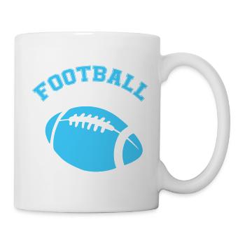 Football Logo Pattern - Mug - white - Right