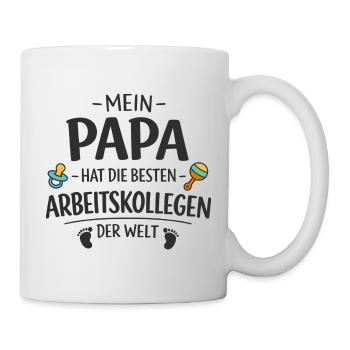 Dad Best Colleagues Birth Gift Baby - Mug - white - Right
