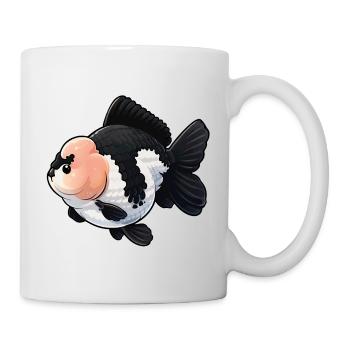 Grade Black & White Oranda High Quality Goldfish - Mug - white - Right