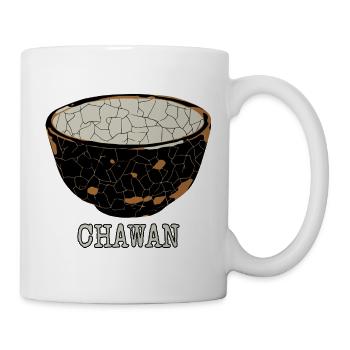 Cracked Chawan Tea Bowl - Mug - white - Right