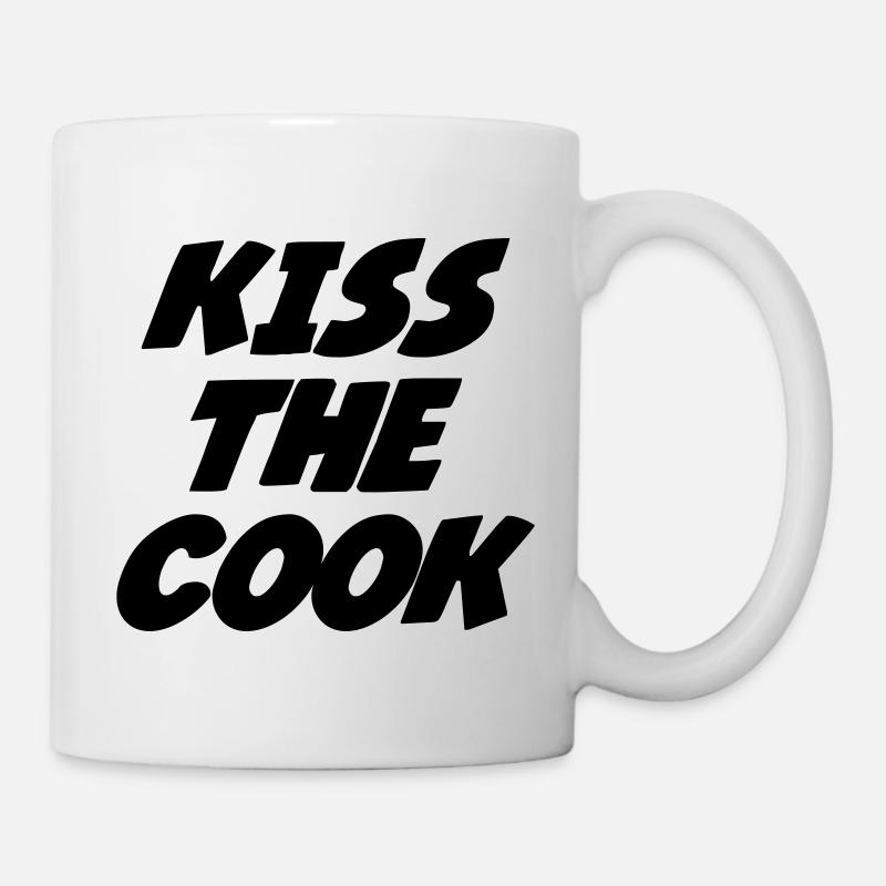 Kisses the Cook - Kitchen - Mug - white
