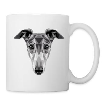 Lévrier amoureux des chiens de chasse amoureux des lévriers - Mug blanc - blanc - Droite