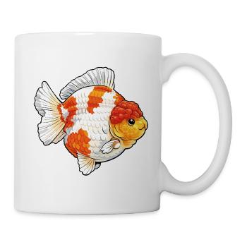 Shogun Thai Oranda Fancy Goldfish - Tasse - Weiß - Rechts