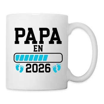 Future dad 2026 birth announcement - Mug - white - Right