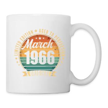 Vintage 1966 Mars 1966 - Mug blanc - blanc - Droite