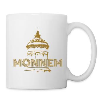Monnem Wasserturm Design – Mannheim Heimat Stolz - Tasse - Weiß - Rechts