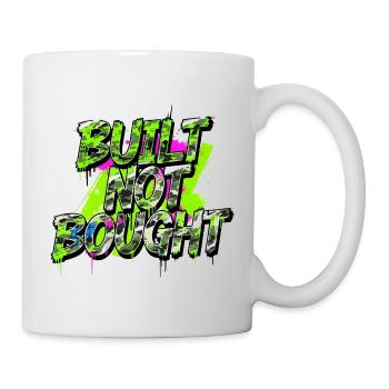 Construit, pas acheté, tuning style camouflage de rue - Mug blanc - blanc - Droite
