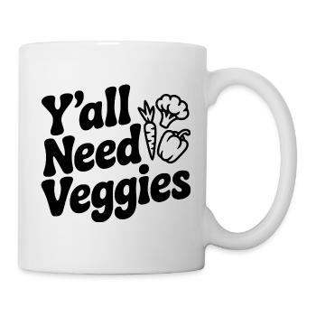 Y'all Need Veggies - Mug - white - Right